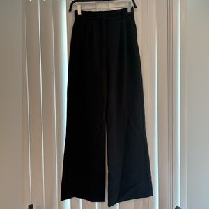 Abercrombie & Fitch Black Wide Leg Pants